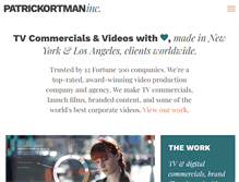 Tablet Screenshot of patrickortman.com